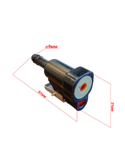 Коннектор топливный SUNFINE тип  Suzuki, Johnson, Evinrude, Honda, 9мм (Замена EASTERNER C14503)