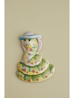 Змейка в шляпке (магнит)