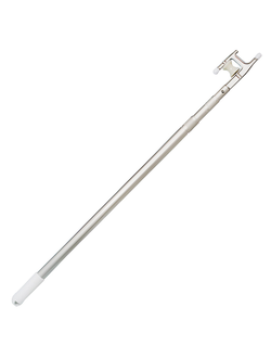 Трехсекционный телескопический багор, 105-245 см, с роликом