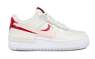 Nike Air Force 1 Low Shadow Phantom (розовые с белым)