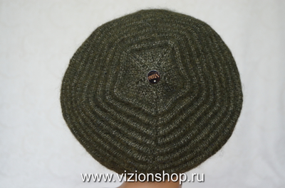 берет в полоску вязаный женский фото итальянских головных уборов Vizio зима 2020