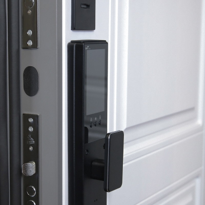 Стальная дверь   Лира (биометрический замок Smart lock K06)