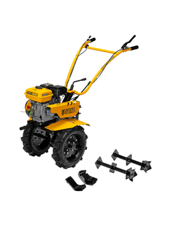 Мотоблок DPT-170S, 7 л.с., ремен.сцеп, фрез 3х4, ШОМ, передачи 2В/1Н Denzel