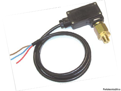 Датчик давления для АВД (красный), 25bar, 2,5 МПА, 1/4 внеш PA