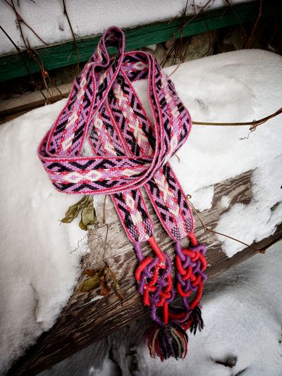 Пояс тканый