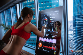 Напольное умное зеркало SMARTSY