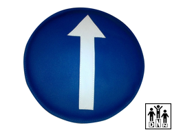 Мягкий модуль Дорожный знак «движение прямо»
