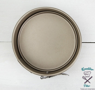 Форма для выпечки разъёмная «Рэнди. Круг», 12,7×5 см, антипригарное покрытие, цвет бронзовый