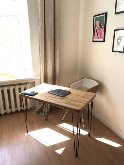 Столешница из массива дерева проект №521