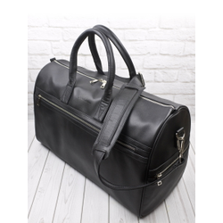Кожаная дорожная сумка Caspoli Premium black (арт. 
4040-51)
