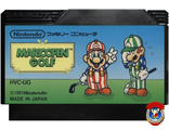 Mario open golf, Игра для Денди, Famicom Nintendo, made in Japan.