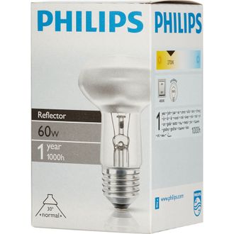 Электрическая лампа Philips рефлект. R63 60W E27 30D (30)
