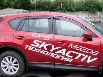 Дефлекторы окон 4 door MAZDA CX5 2012-2017