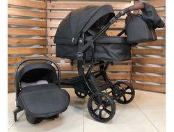 Детская коляска 3 в 1 Darex Черный