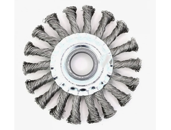 Щётка нержавеющая диск гофр 125х12х22,2 ворс 0,3