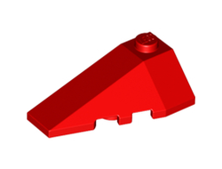 Wedge 4 x 2 Triple Left, Red (43710 / 4180409 / 4371021 / 6074956 / 6293751 / 6431121)