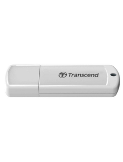 Флеш-память Transcend JetFlash 370, 64Gb, USB 2.0, белый, TS64GJF370