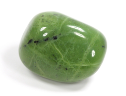 Нефритовый жад, галтовка, Канада (26*21*18 мм, 20 г) №35154