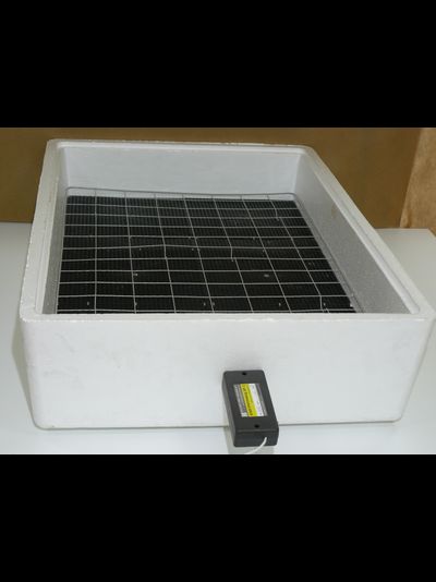 Автоматический инкубатор ИБ3НБ на 104 яйца с терморегуляторами 220 В и 12 В (с электроприводом ЭП-5) / вариант 4