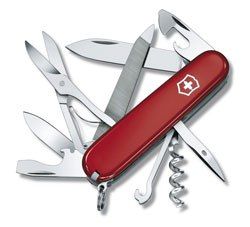 1.3743 Офицерский нож MOUNTAINEER, 91 мм, красный, Victorinox