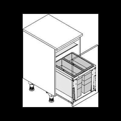 Встраиваемая система 36л Triple XL 450 Hailo 3631491