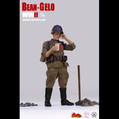 Красноармеец Антон (диверсант) - КОЛЛЕКЦИОННАЯ ФИГУРКА 1/12 Bean Gelo series - Anton (BGS022) - POPTOYS