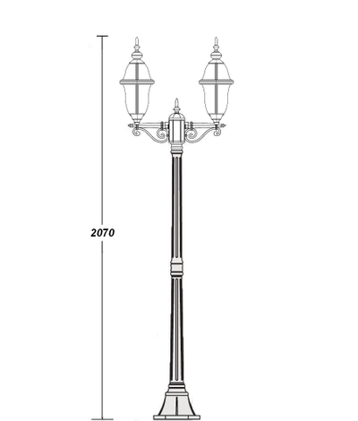 Садово-парковый светильник  Florida 2