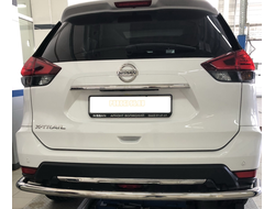 Защита заднего бампера угловая большая d60 для Nissan X-trail T32 (2018-)