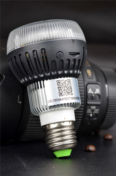 WiFi видеоняня/телекамера (в виде лампы накаливания, цоколь Е27)  с DVR , Full HD 5Mp (Pro iCam)