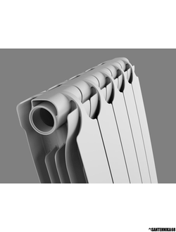 Радиатор биметаллический для отопления Теплоприбор БР1-500 4 6 8 10 12 секций