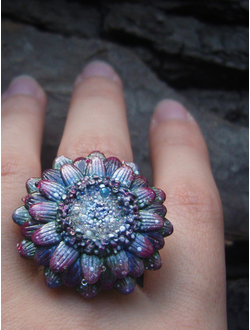 Кольцо "Цветок Галлициниума"