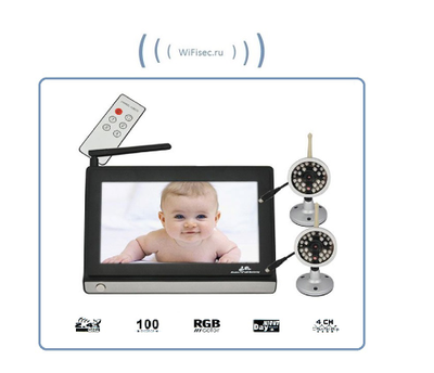 Видеоняня DIY SS Монитор + 2 камеры