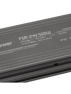 Герметичный блок питания 500W 24V IP67 Compact (24V/20.8A/500W) (IP67 металл/1 год)