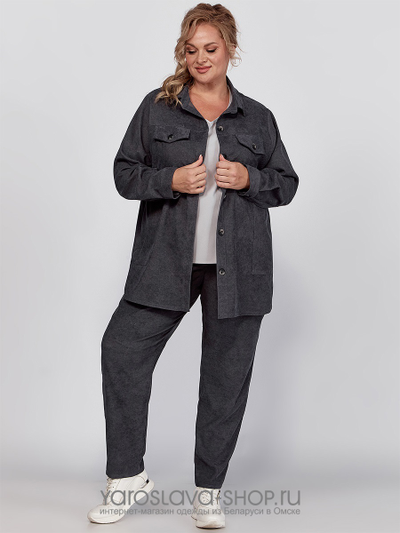 Костюм женский 2-х предметный, состоящий из рубашки и брюк
