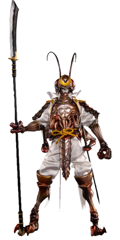 Самурай-кузнечик, медный - КОЛЛЕКЦИОННАЯ ФИГУРКА 1/12 Soldier - Gweitong series 2 (CT00C) - CROW TOYS