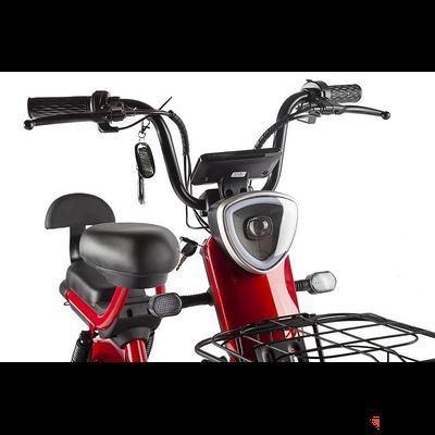 Электроскутер INTRO BUMP с АКБ черно-оранжевый