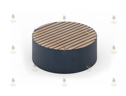 1620.3 Скамья круглая на металлическом основании тип-3