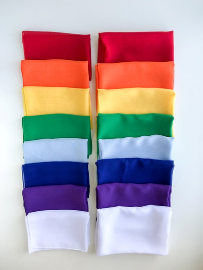 Шифоновая радуга Мягкая Среда Тафи