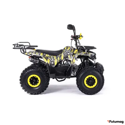 Квадроцикл Motax ATV Grizlik Super Lux 125 сс (AB) Желтый-камуфляж
