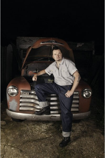 Рубашка Prison Blues® HICKORY WORK SHIRT [Молния/Короткий рукав]