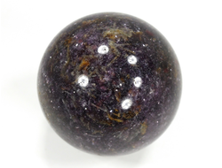 Шар Лепидолит с турмалином, Мозамбик (55 мм, 291 г) №37541