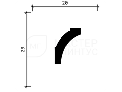 Карниз потолочный Decor-Dizayn DD36