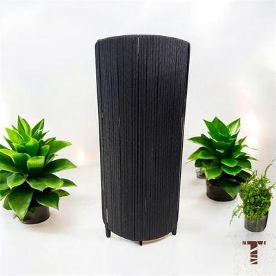 Напольный светильник из искусственного ротанга