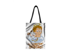 Сумка-шоппер для влюбленных, на 14 февраля №21