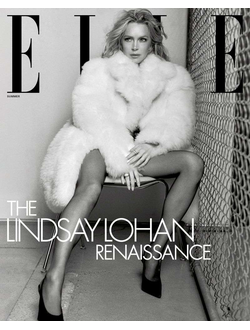 Elle US Magazine Summer 2025 Lindsay Lohan Cover, Женские иностранные журналы, Intpressshop