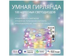 Умная адресная Wi-Fi гирлянда ROXIMO SFCL01