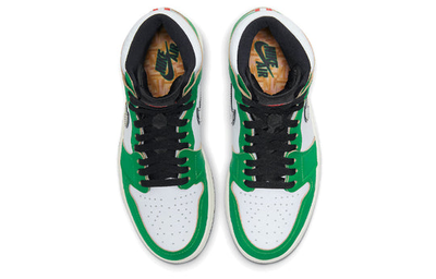 купить не дорого женские кроссовки Nike Air Jordan 1 Womens Retro High OG 'Lucky Green' DB4612-300