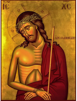 Царь Славы.Образ Господа Вседержителя (Спасителя). Рукописная икона.