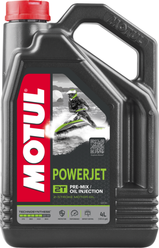 Масло моторное для 2-x тактных двигателей Motul 2T POWERJET 2T TC-W3 - 4 Л (105873)