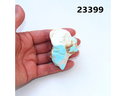 Бирюза натуральная (необработанная) Армения арт.23399: 52,3г - 61*39*35мм